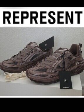 Represent- Storm Runner-Dip Sneakers - Chocolate